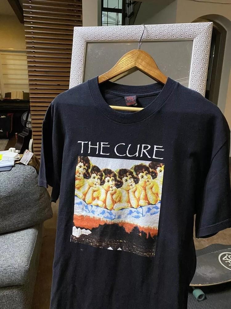 Перепечатка Футболка унисекс с базовым стилем группы The Cure для мужчин и женщин Классическая S-5XL L