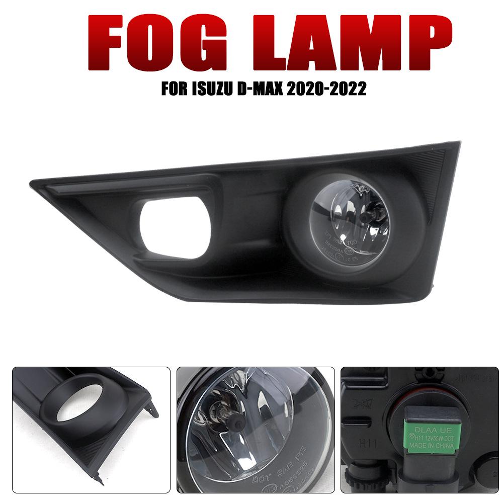 Fog Light Set for Isuzu MU-X 2020-2022 Models: Headlight Bumper Lights & Daytime Running Lights
