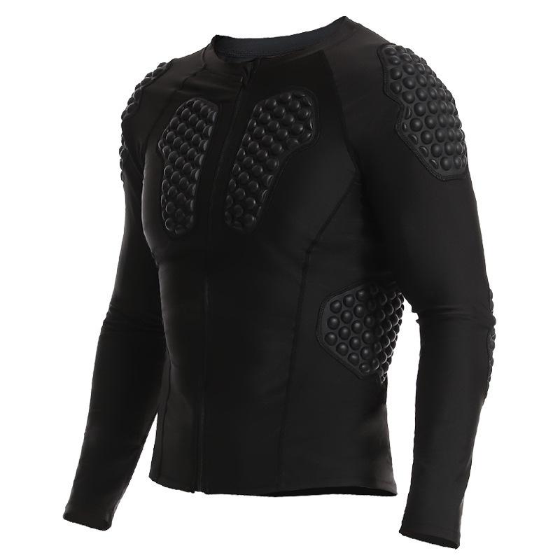 Rugby/Football Anti-collision Protective Gear Set: Padded Pants & Shoulder Pads for Goalkeepers - Tight-fitting, 3D Sports Equipment