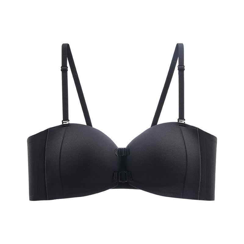 Comfortabele verstelling, super-verzameld voorsluiting ondergoed, grote borsten, strapless dubbele beha, antislip onderborsten, mooie rugbeha.