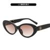 Retro Camellia Cat Eye Sunglasses With Simple Personality And Daily Xiaoxiangfeng Sunglasses