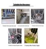Gamelle suspendue anti-basculement en acier inoxydable pour grands chiens