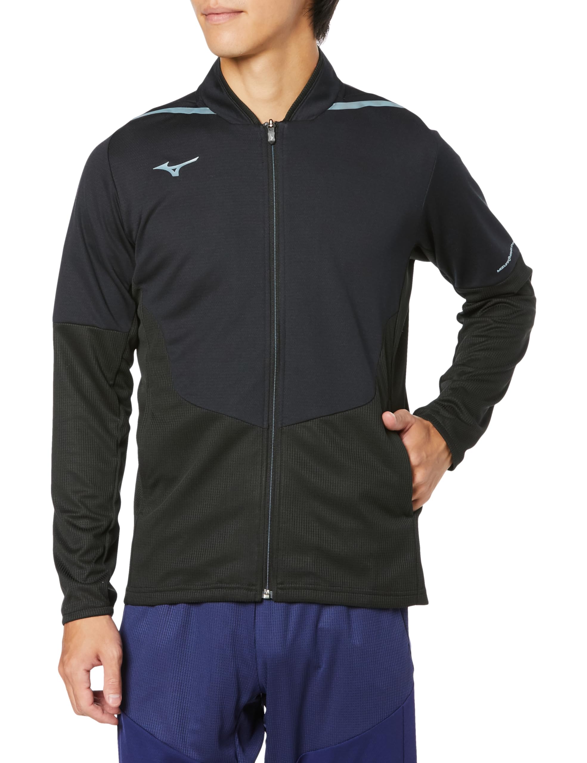 

Куртка Mizuno Thermal Charge Training Muscle Size L, для восстановления, 32MCA530, мужская, черная, чёрный