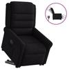 VidaXL Fauteuil inclinable électrique noir tissu 3303336