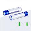 Pack of 4 LR03 High Capacity Rechargeable Batteries with Storage Case Replacement for Electronics Devices Accessories