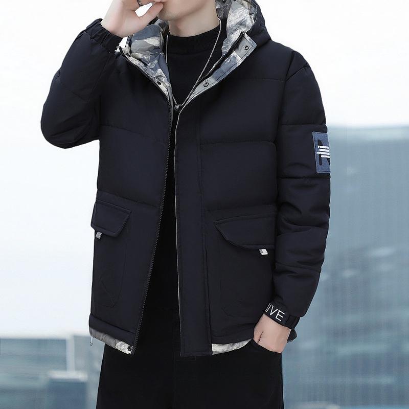 Men's Cotton Jacket Winter Coat New Japanese Style Trendy Short Cotton Padded Jacket Puffer Jacket Trendy Brand Cotton Clothing Cotton Padded Jacket
