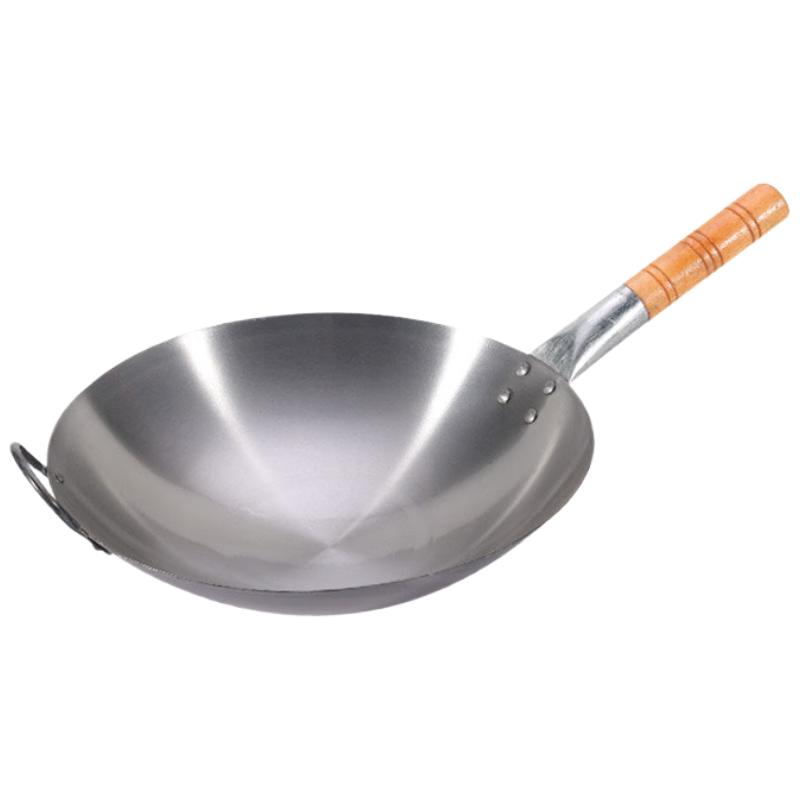 

Bald Handmade Non-stick Wrought Iron Wok