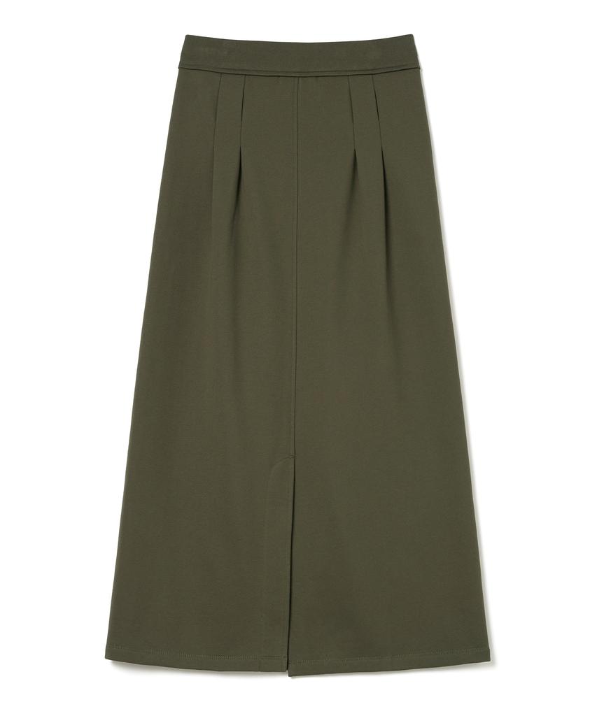 Milo Woman Belt Hole Maxi Skirt [Khaki]