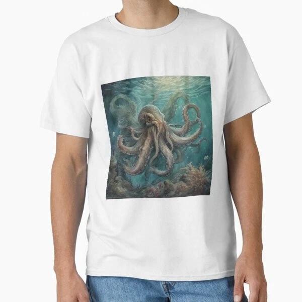 The Elusive Krakens Deep Sea Wrath Classic Tsh Made In Usaaus Tshirt S2xl S