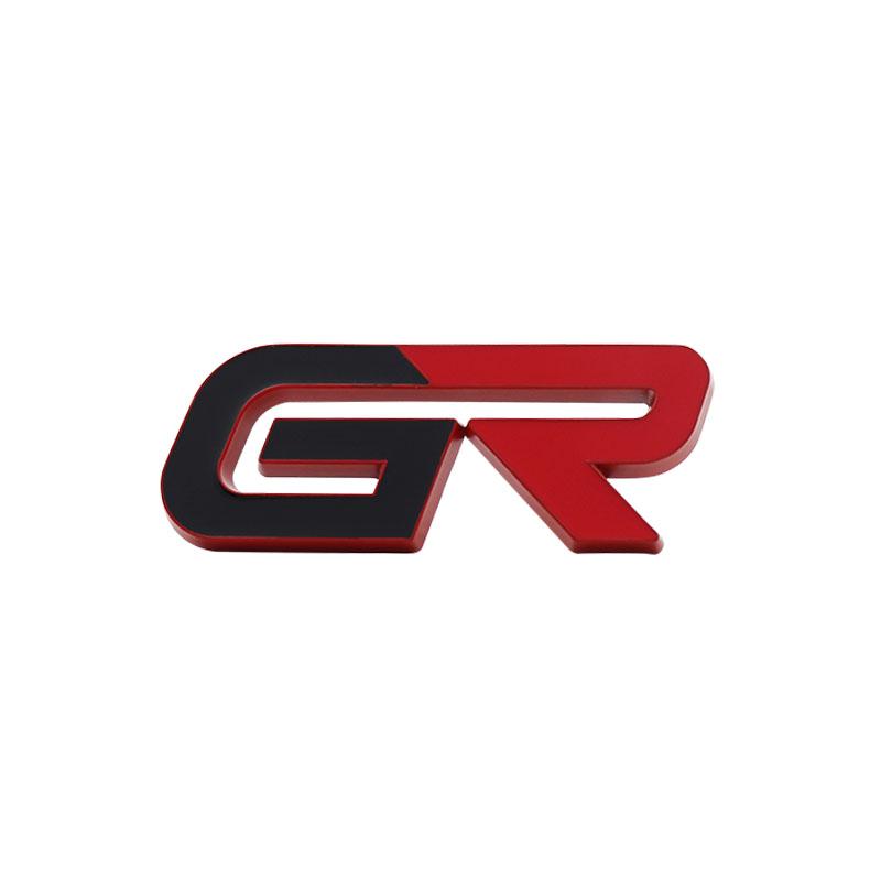 3D Car Styling GR Sport GAZOO Racing for Car Hood Fender Trunk Rear Bonnet Nameplate Decal Emblem Badge Sticker