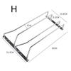 Carbon Steel Goblet Cup Hanger Easy Install Hanging Wine Glass Rack 27cm 34cm for Home Bar Kitchen Organization