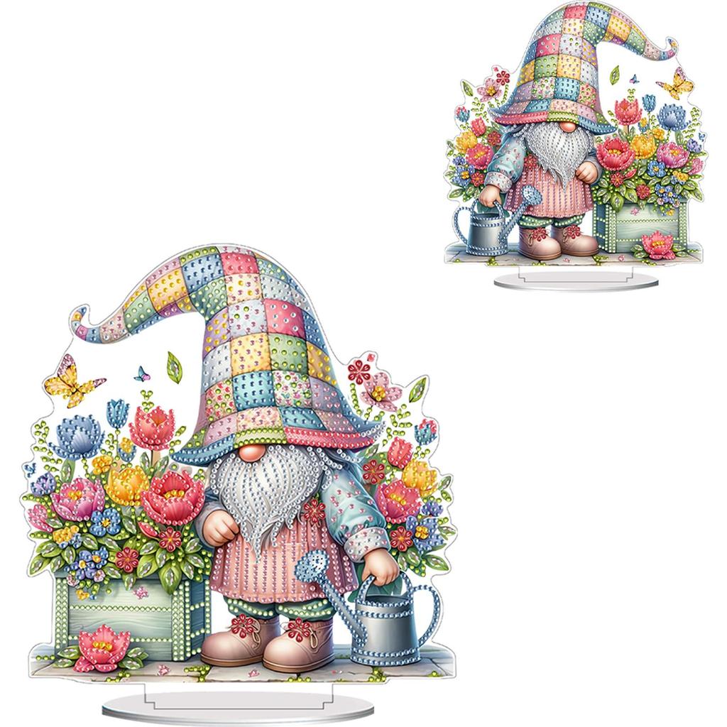 Acryl 2D Flachdruck DIY Tischplatte Diamantmalerei Ornamente Sets Diamantmalerei Schreibtischdekorationen Schlafzimmer Tischdekoration