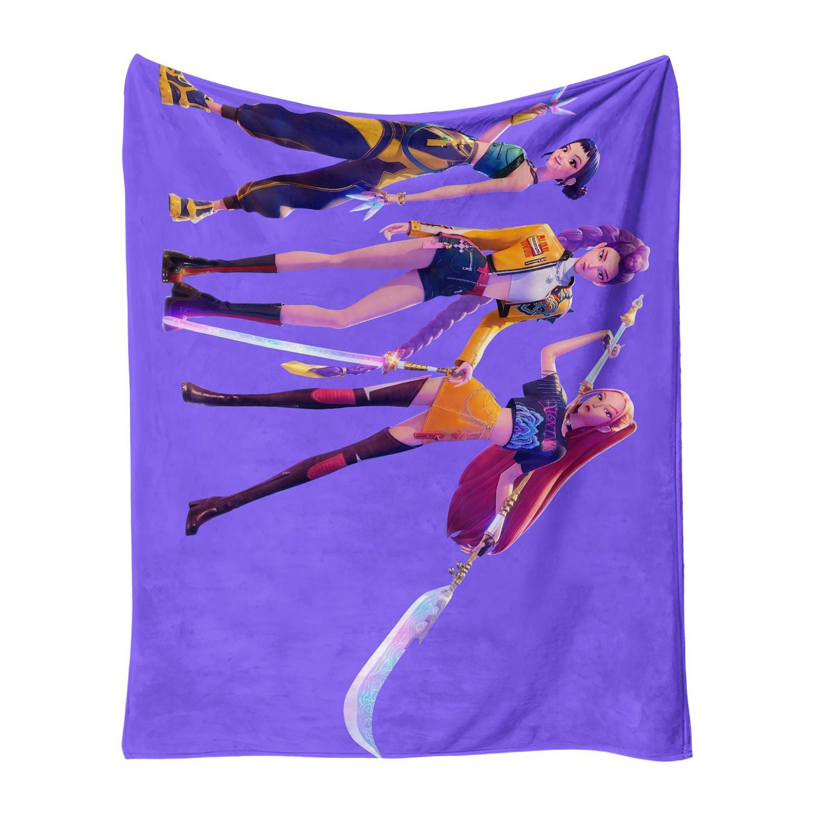 

150*200cm Anime Peripheral Printed Warm Blanket One Size