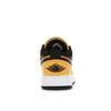 Air Jordan 1 Low GS University Gold Schwarz Kinder Turnschuhe Weiß 553560-700
