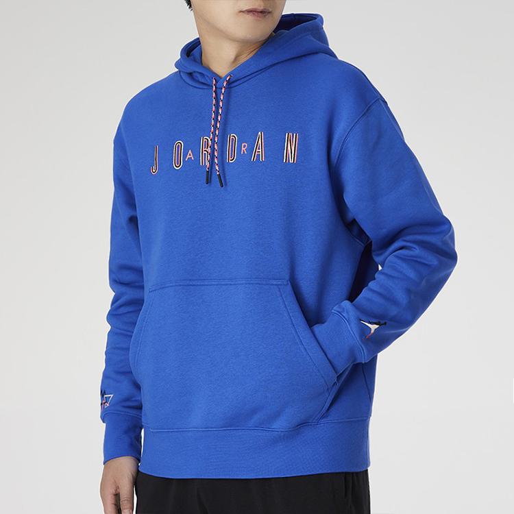 Jordan Sport DNA Fleece-Lined Hoodie Men Hoodie Royal-Blue CK9568-480