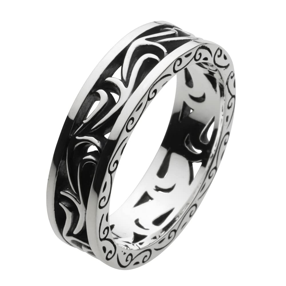 

Arabesque Ring 925 Silver fr0197 27 [Figmart] [Silver Accessories] No. срібний