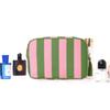 Fashion Striped Cosmetic Bag Tassel Portable Canvas Bags Large Capacity High-Value Makeup Organizer Travel