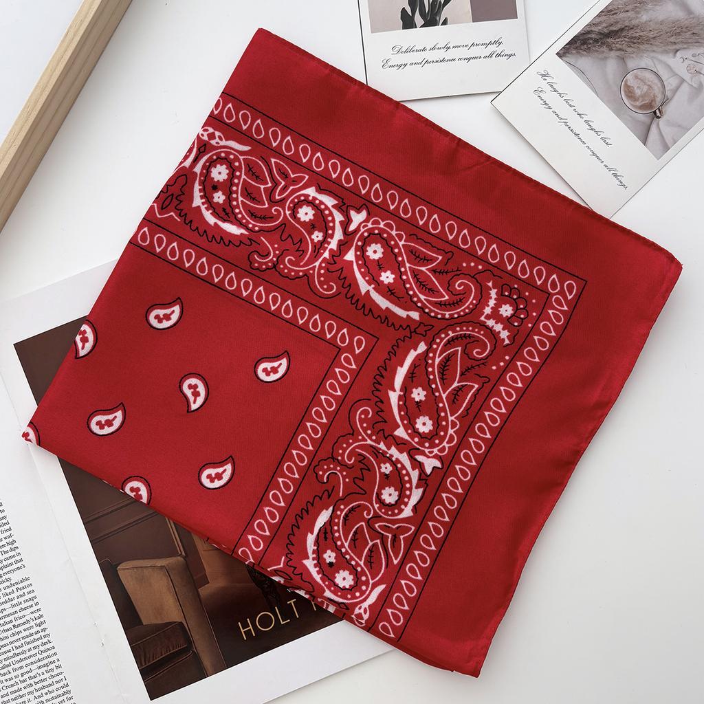 Bandana unisexe pour hommes et femmes, bandeau pour cheveux, style cowboy, pour hommes, motard, sport, couvre-chef, bandeau pour poignet, foulard de tête cachemire, foulard carré