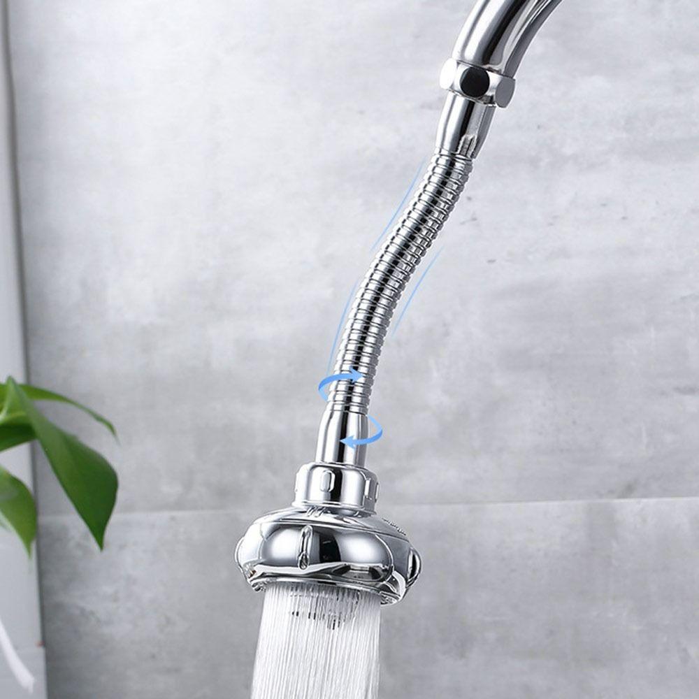 Durable 2 Modes Tap Nozzle 360° Rotation Splash-proof Booster Sprayer Head Kitchen Faucet Extenders Adapter Universal