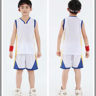Guangban Yong S Children'S Clothing Adult Basketball Clothing Collar Kindergarten Performance Clothing Competition Clothing 3Xs-5Xl