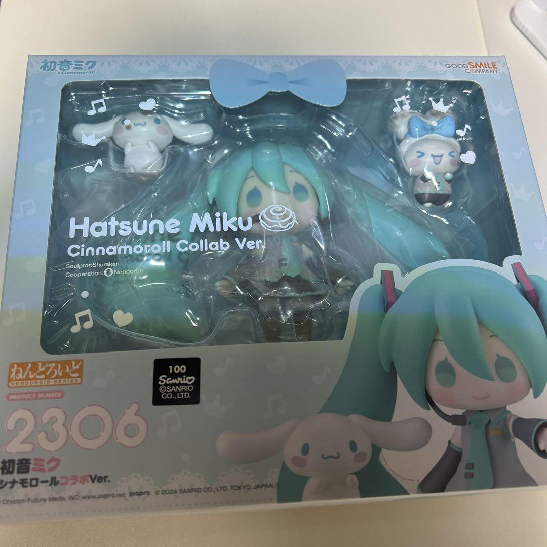 

[USED] Authentic Hatsune Miku Cinnamoroll Collaboration Ver. Nendoroid Figure