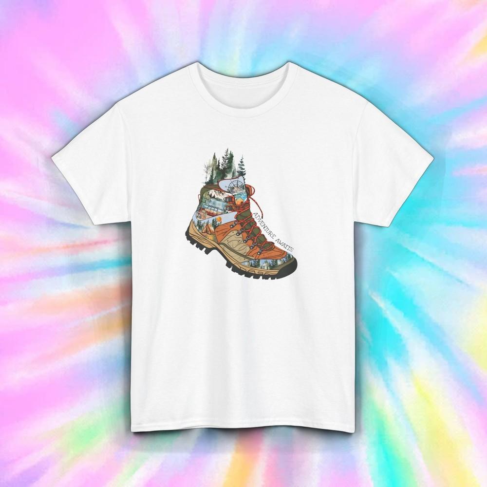 

Hiking Shirt Adventure Awaits Nature Explorer Outdoor Wilderness Gift S-5XL XL