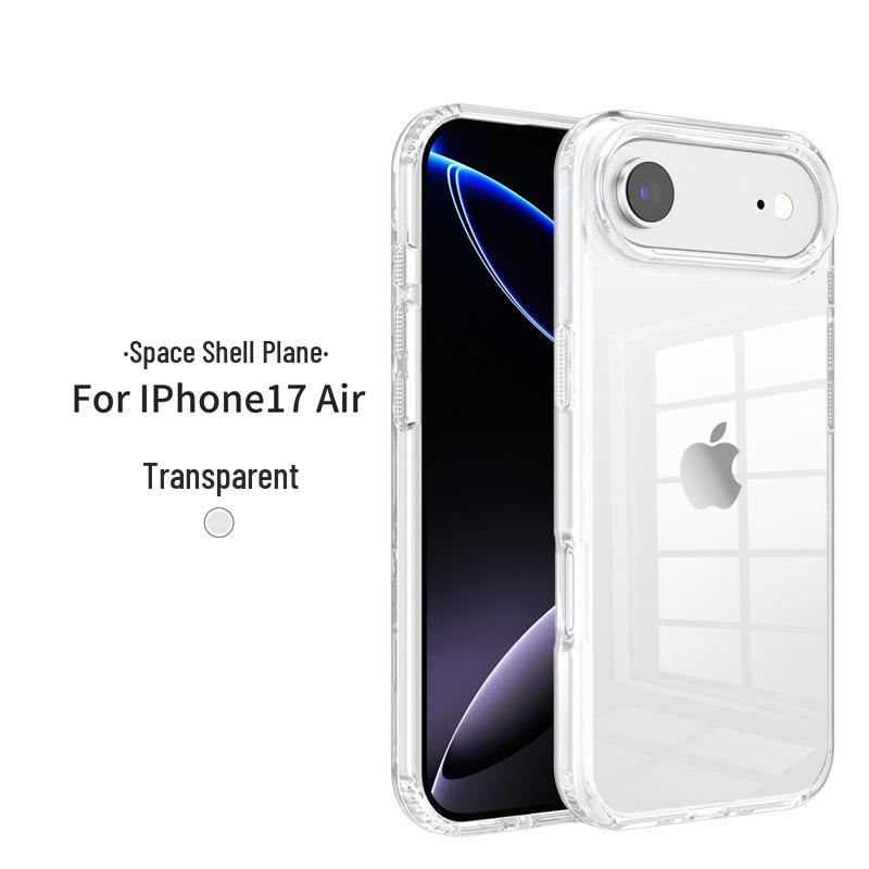 Space Shell Transparent Phone Case for iPhone 17 Pro Max iPhone 16 Pro