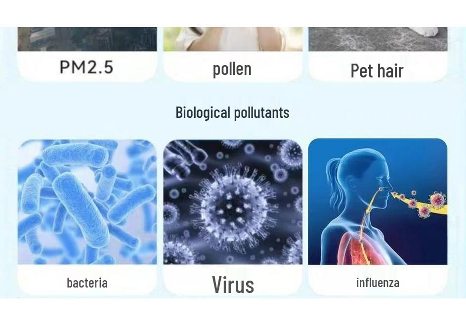 Indoor Air Purifier for Formaldehyde, Odor, and Smoke with Advanced Exhaust Filter