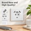 EU Standard Schuko Socket with USB with 2 USB Power Wall Outlet Wall Socket  Hotel Installation