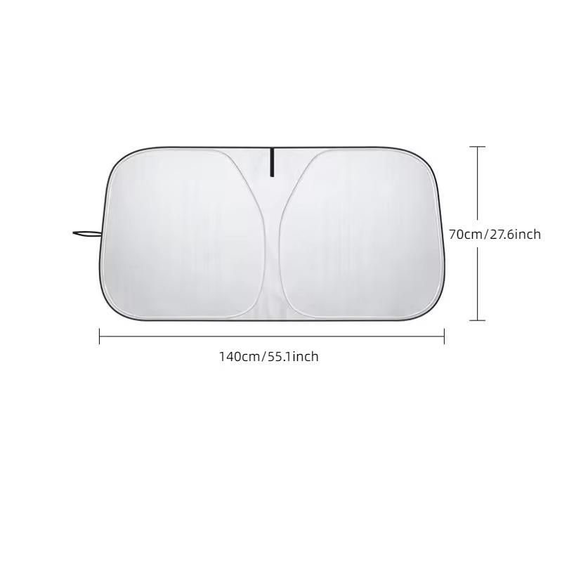 1-Piece Car Front Windshield Sunshade, Summer Sun Protection and Uv Protection Sunshade