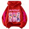Huntrx KPop Devil Hunter Girls Group Cartoon Children hoodie girls teen Spring Autumn New Style 4 to14 y