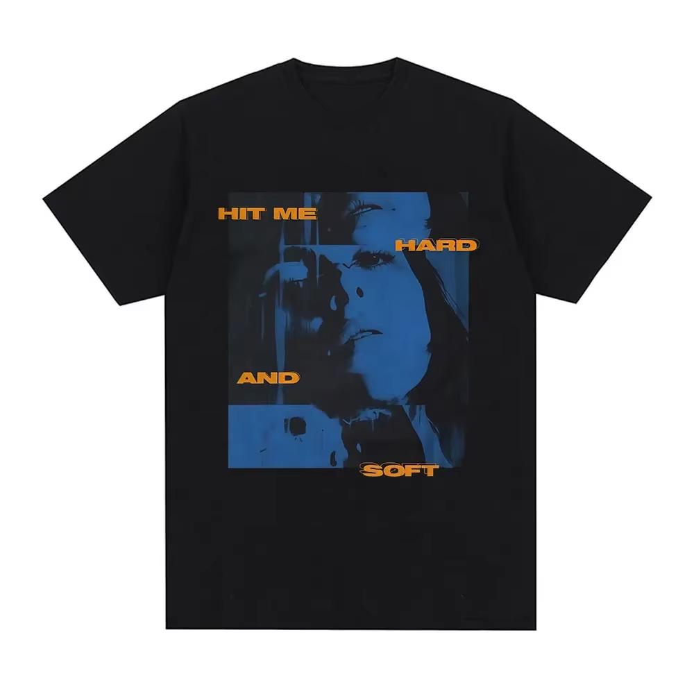 Golpéame Duro y Suave ¿Sabes Cómo Doblar Camisetas Estampadas del Mismo Estilo Hombre Mujer Moda Camisetas de Música Pop Camiseta Oversize