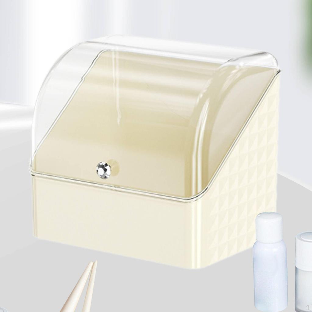 Bread Bin Box with Lid Entryway Storage Large Capacity Makeup Countryside