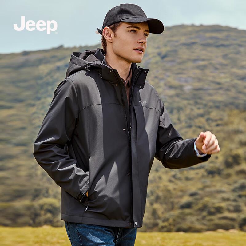 JEEP Men's Windproof Waterproof Outdoor Jacket