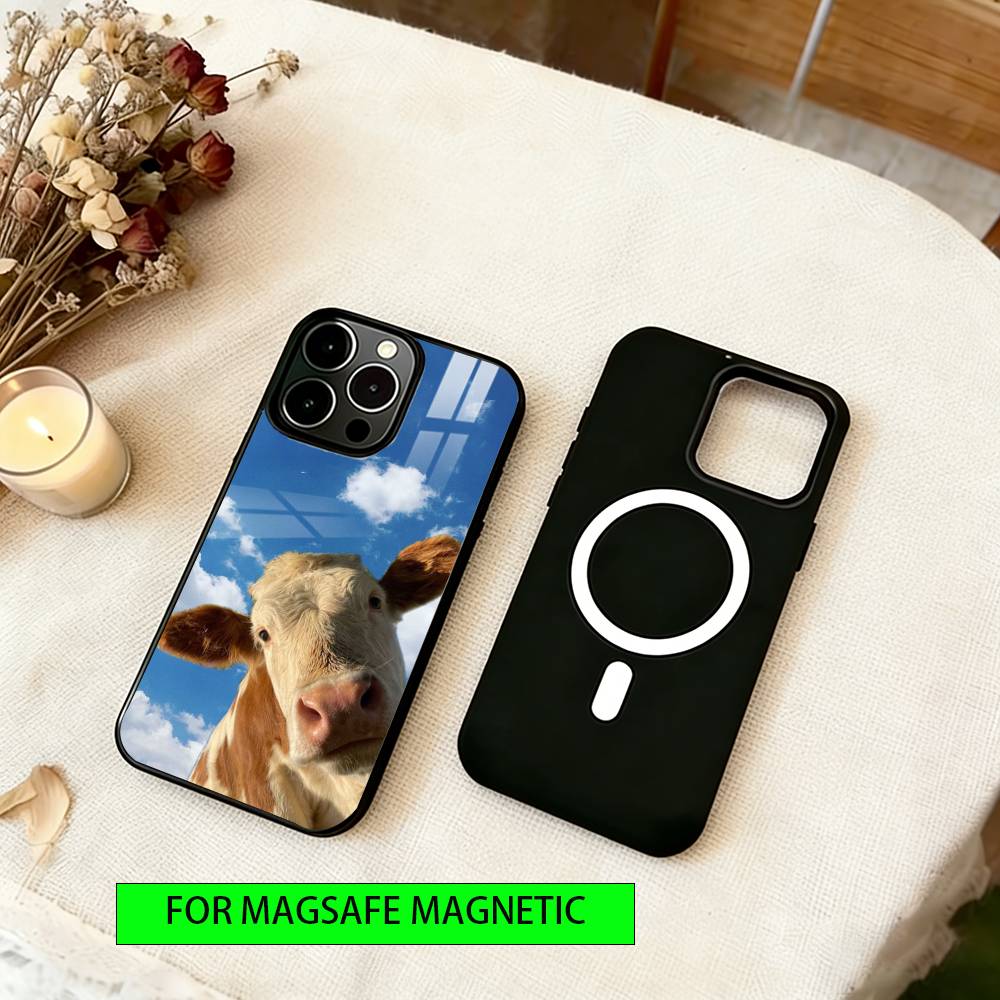 

animal Phone Case For iPhone17,16,15,14,13,12,11 Plus,Pro Magnetic For Magsafe Wireless Charging iPhone17