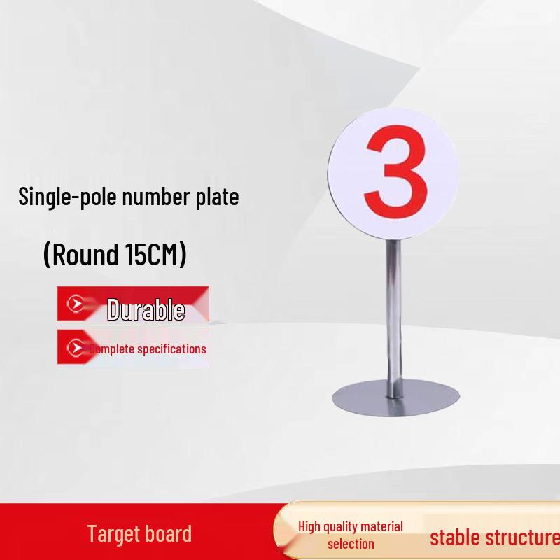 

Shooting Range Target Number Marker