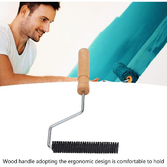 Инструменты для тиснения стекловолокна, Инструмент-лопатка для удаления пузырьков из стекловолокна, 4,9 дюйма, с ручкой из березы, Валики для ламинирования и покраски для форм, эпоксидной смолы, стекловолокна