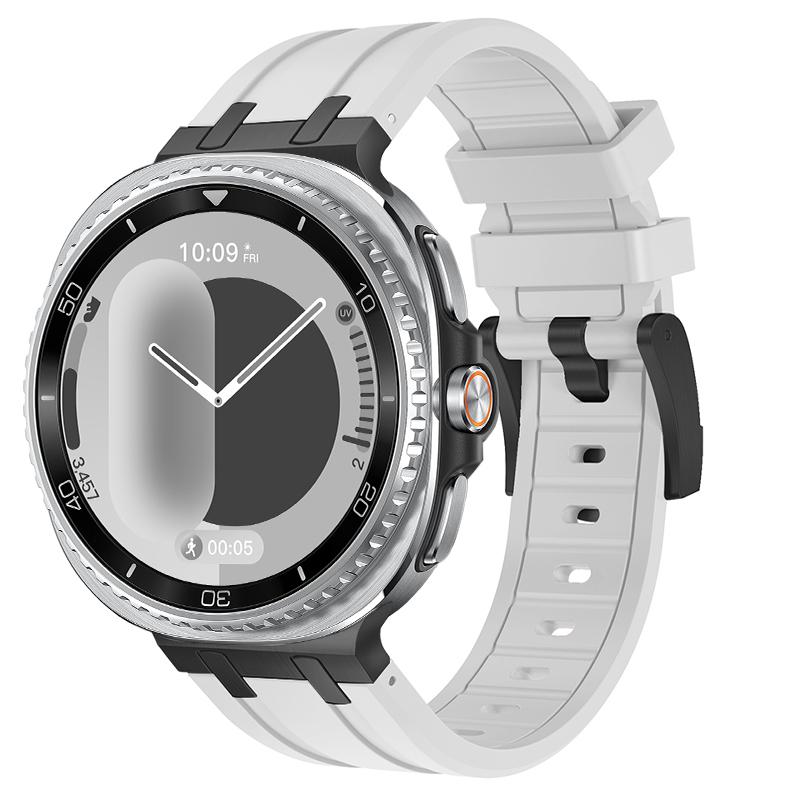 

Silicone+Metal Strap For Samsung Galaxy Watch 8 44mm 40mm Classic 46mm Comfortable Bracelet Samsung Galaxy Ultra 2025 47mm Band Galaxy Watch 8 40mm