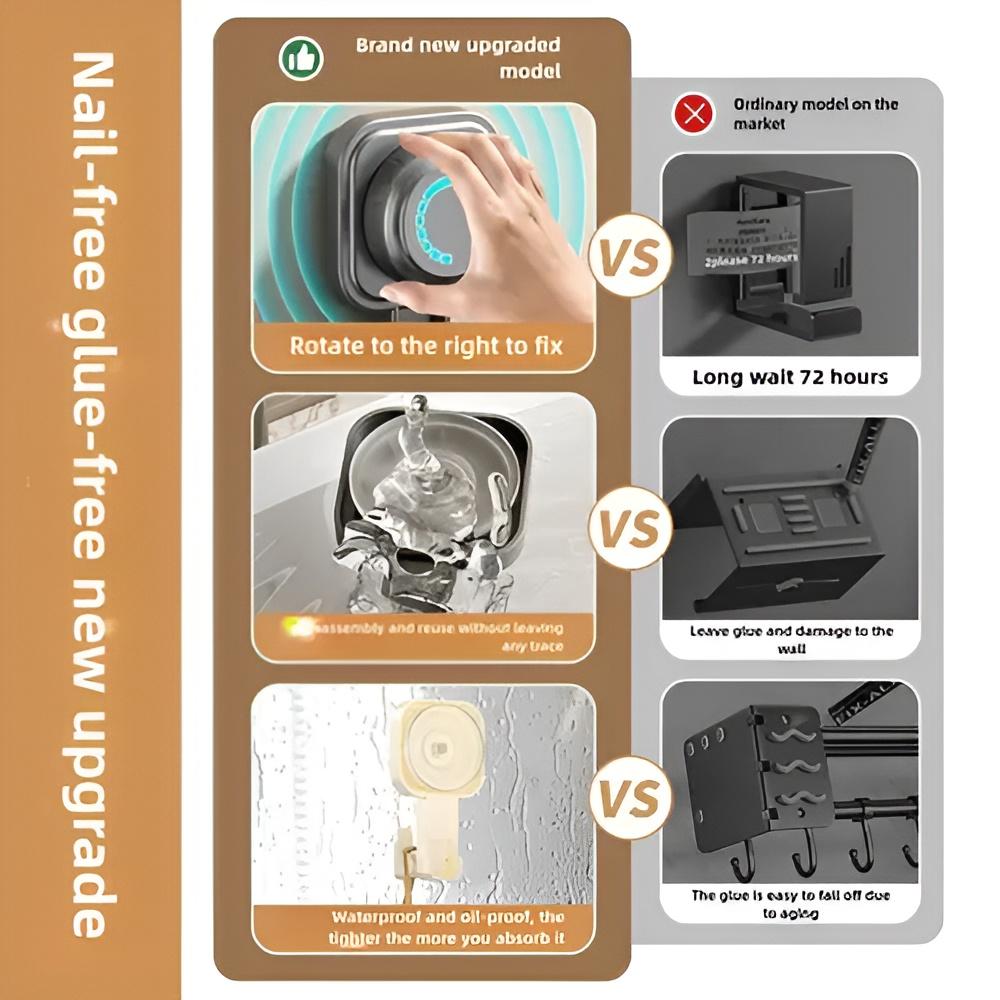 1pcs Blower Holder Shelf Bathroom Accessories Hair Dryer Holder Wall Dryer Cradle Straightener Stand Hairdryer Organizer Box