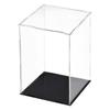 Edinstry Storage Case Acrylic Storage Case Acrylic Box Height 25cm 15x15cm Figure Case Display Case Collection Case Transparent Storage Box Exhibition