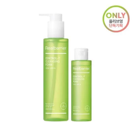 Real Barrier Control-T Cleansing Foam 200mL Special Set (+80mL)