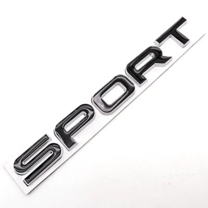 3D Metal Sport Car Rear Trunk Side Fender Emblem Badge Decals Sticker Styling Accessories