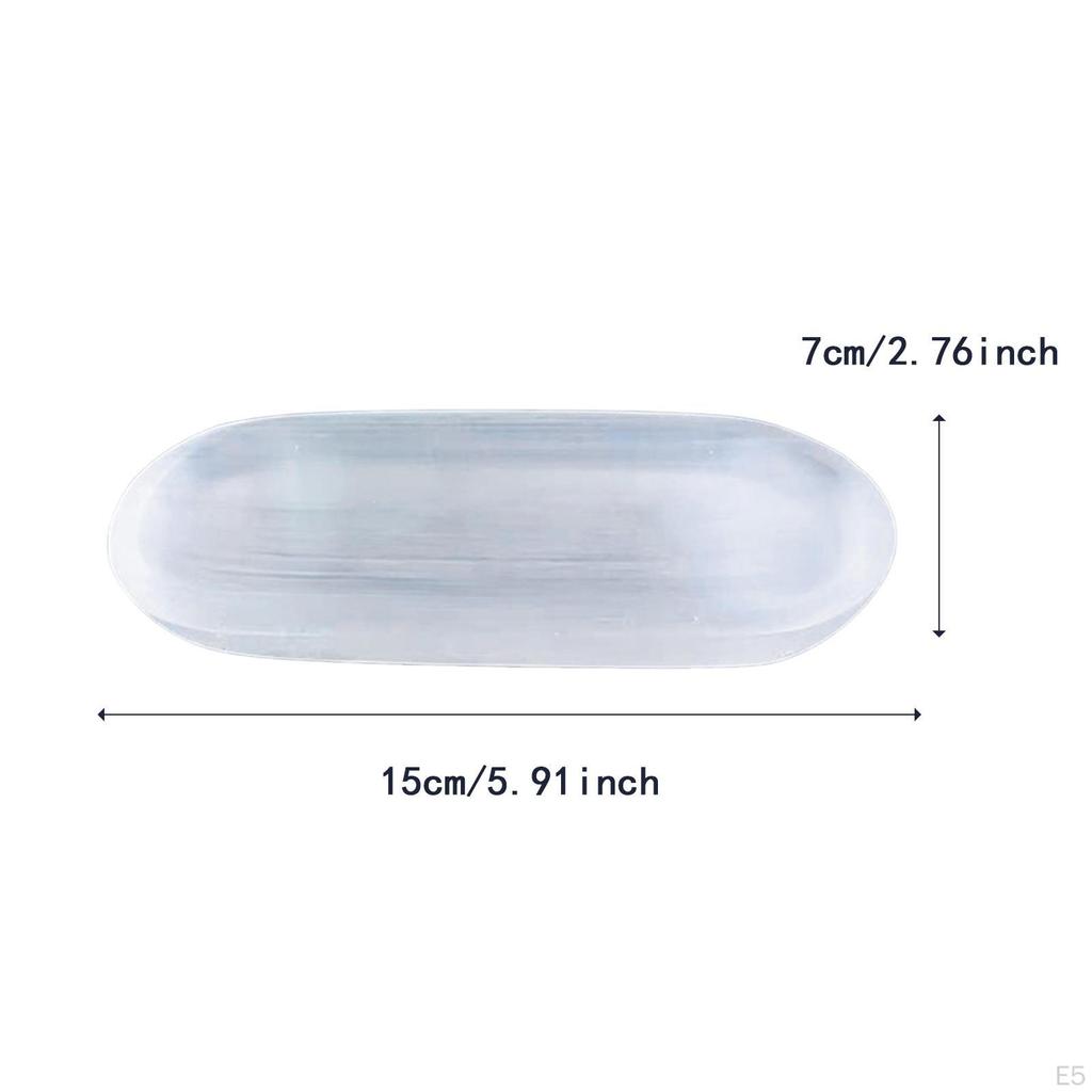 Selenite Charging Bowl Crystal Station Jewelry Organizer for Cleansing