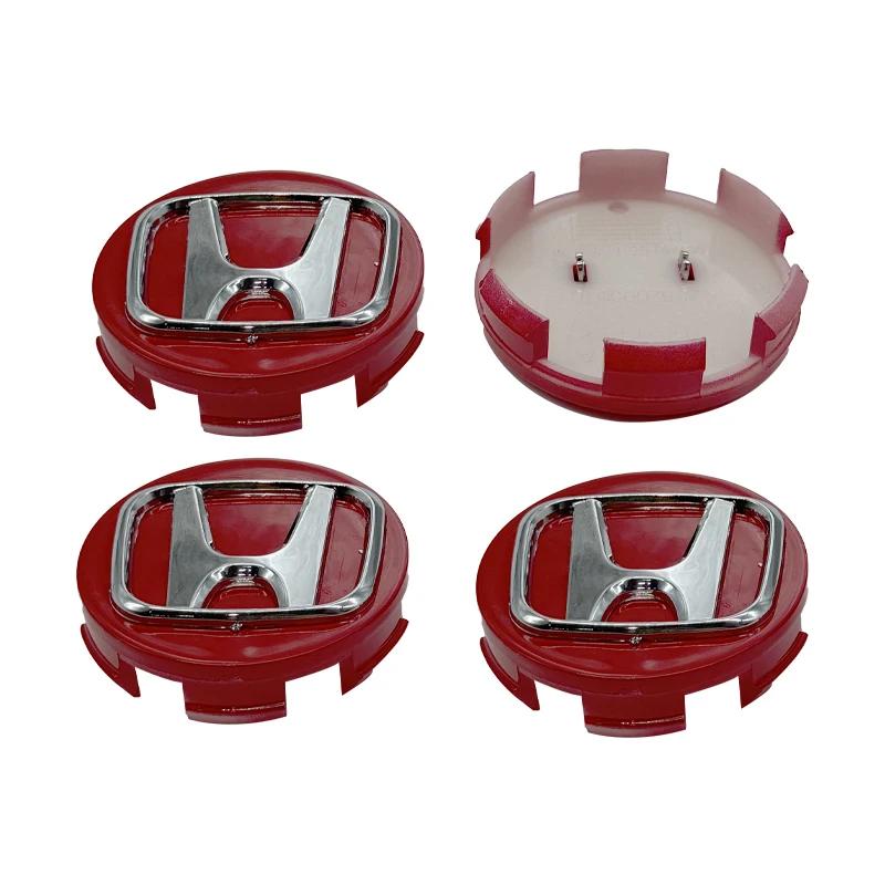 4 Stück 69mm 62mm 58mm Für Honda Auto Radnabenkappen Felgennabendeckel Accord Fit Jazz CRV CRZ City Alice Odyssey Abzeichen Logo Emblem