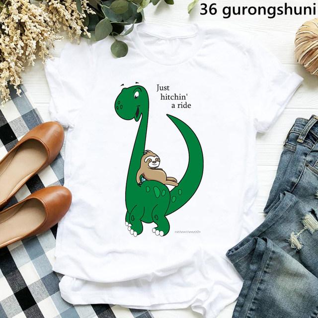 Cute Watercolor Guinea Pig Trendy Cotton Printed Mens And Womens Fashion Round Neck Tshirt Summer New Personalized Tshirt