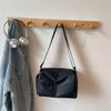Black Large-Capacity Messenger Bag, Women'S Commuter Shoulder Bag, High-Value Large-Capacity Travel Bag, Small, Light And Water-Proof.