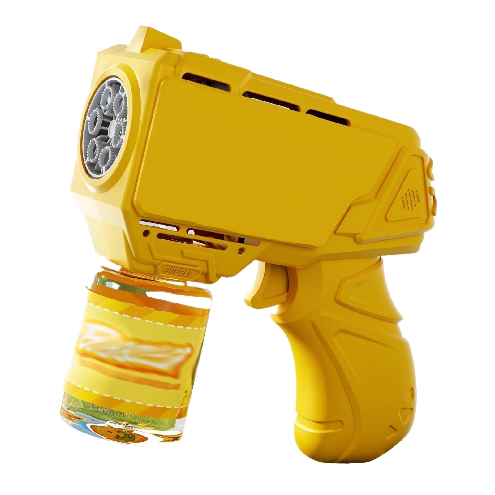

Fully Automatic Light Direction Animal Powder Bubble Machine 0mlbubble Solution S жовтий