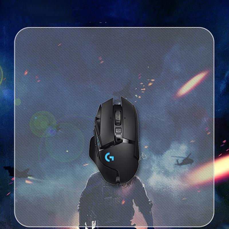 Tappetino per Mouse Esports Tappetino per Mouse in Vetro Per Gamer Resistente all'Acqua e alla Polvere Tappetini per Mouse