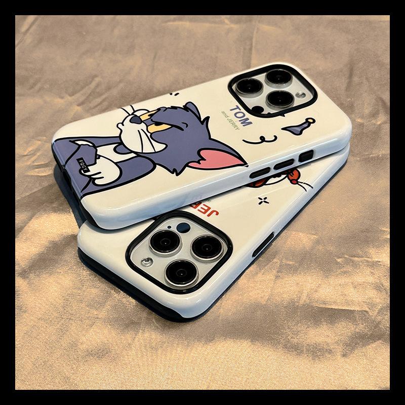 Applicable To Apple 11 Mobile Phone Case Cartoon Cat and Mouse Iphone11promax New Fun Film Couple