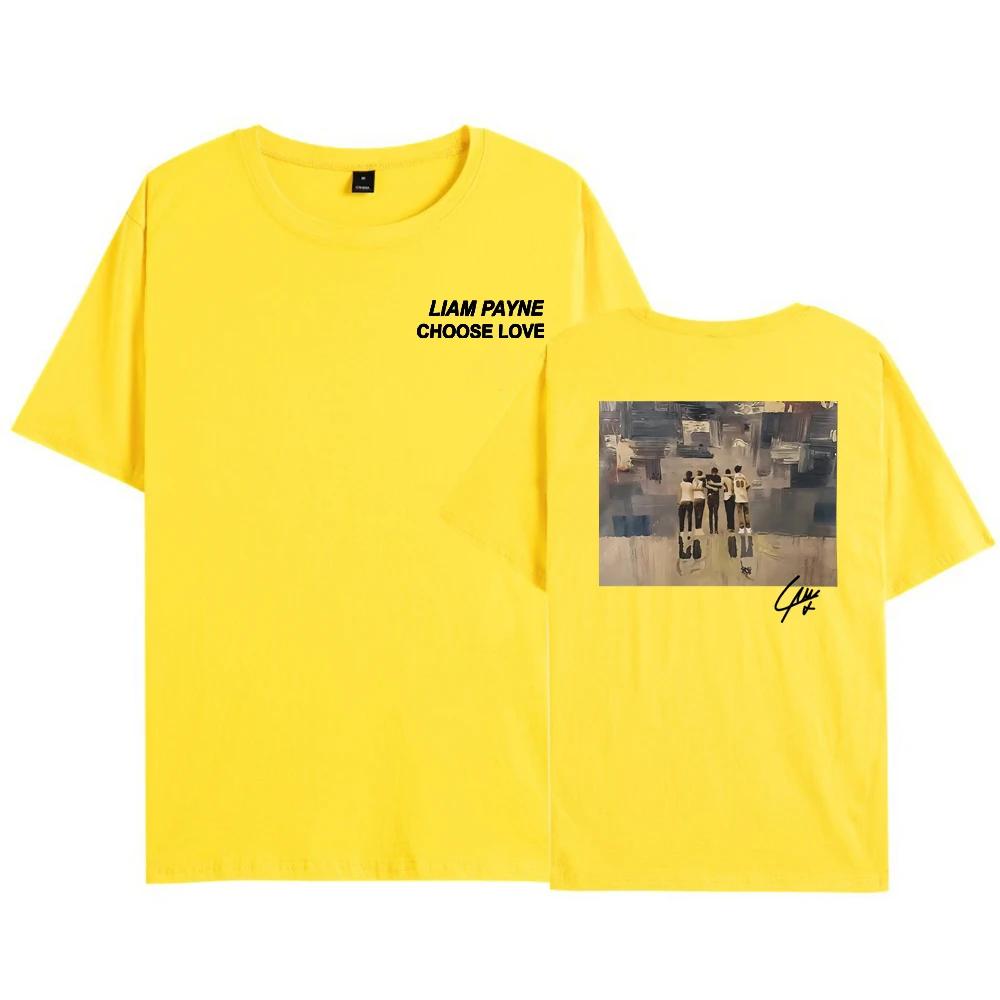 Liam Payne Scegli Love 2 T-shirt laterali Vintage Vintage Liam Payne Tribute Camicia Abbigliamento estetico Unisex Maniche corte